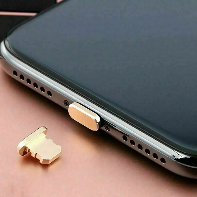 Противопылевая заглушка для iPhone 12 11 Pro XS Max X XR mini iPad 5 6 7 8 air 2 3 4 Pro3 металлическая