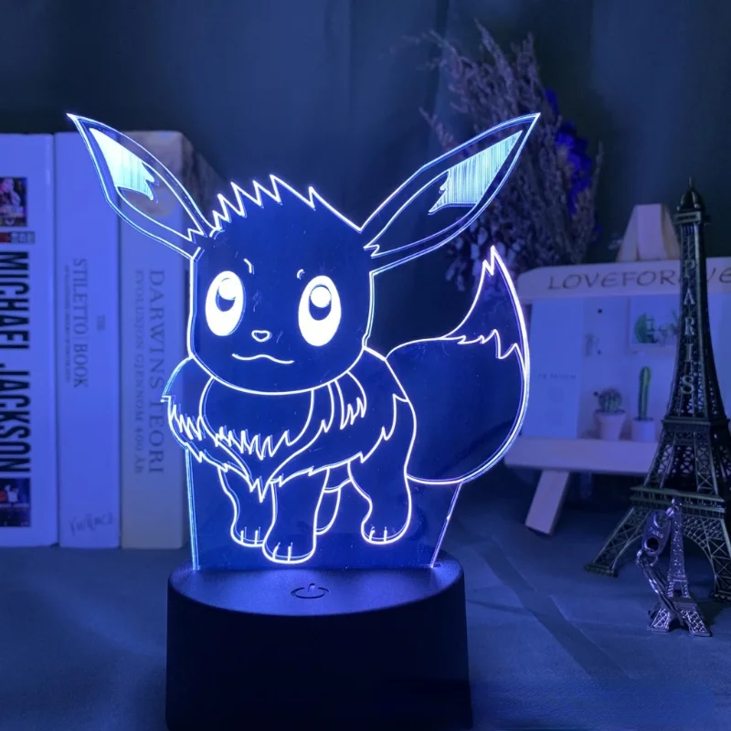 Покемон аниме фигурка Gengar наступление Гастли 3D иллюзия ночник лампа Takara Tomy