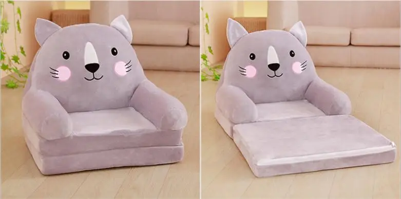 Ленивый Kawaii диван детский диван татами мультфильм складной диван плюшевая игрушка креативная спинка детский подарок на день рождения хорошее качество