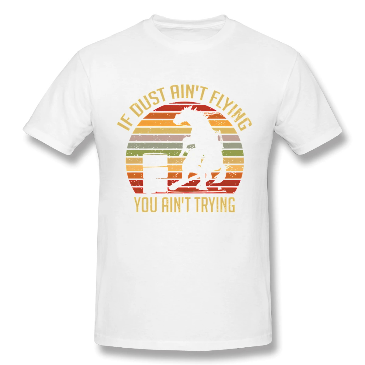 

Barrel Racing for Can Chaser Western Equestrian Gift Man T Shirt Mens T Shirts Tees