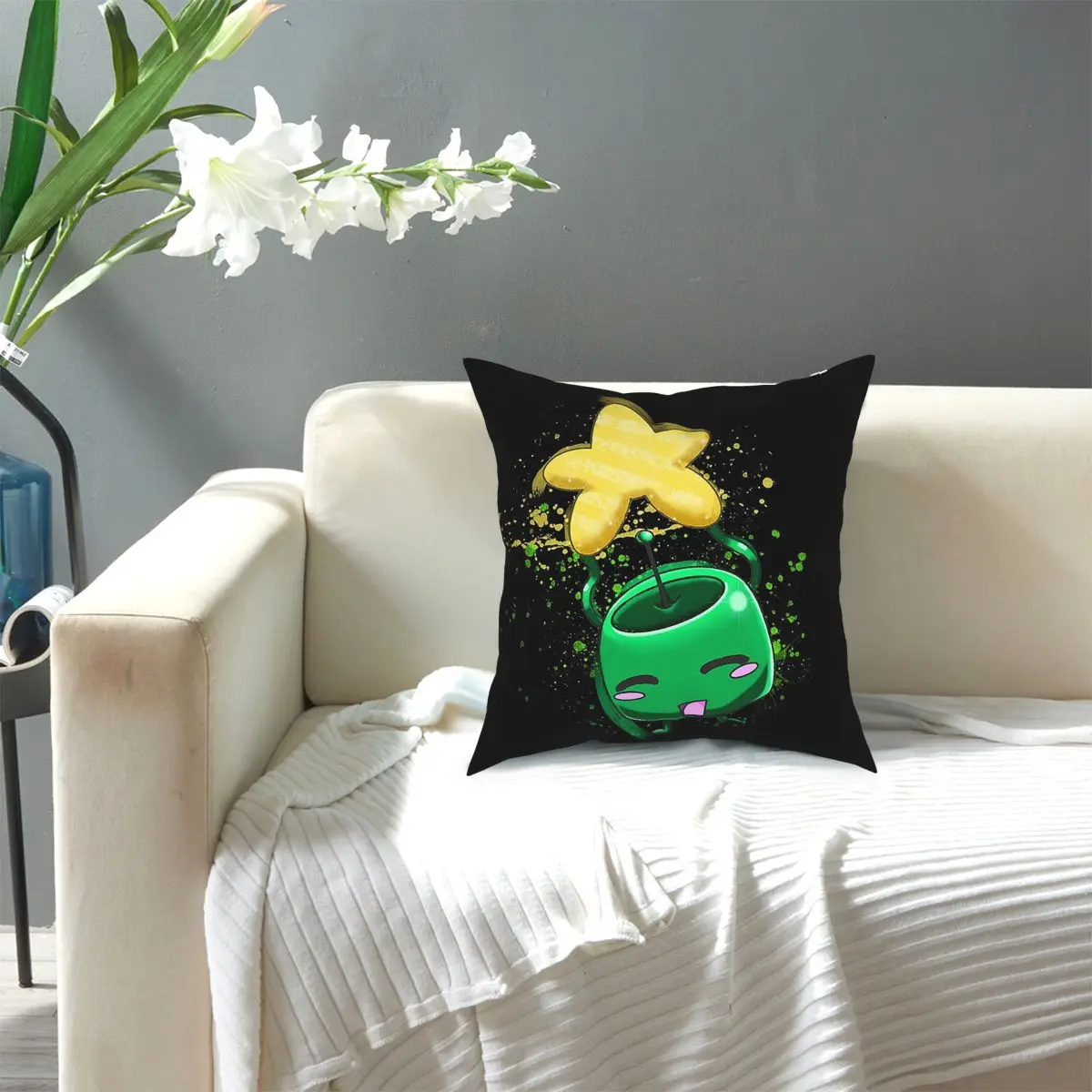 

Junimo Throw Pillo Stardew Valley Square Pillow Case Cushions for Sofa 45*45cm Pillowcase