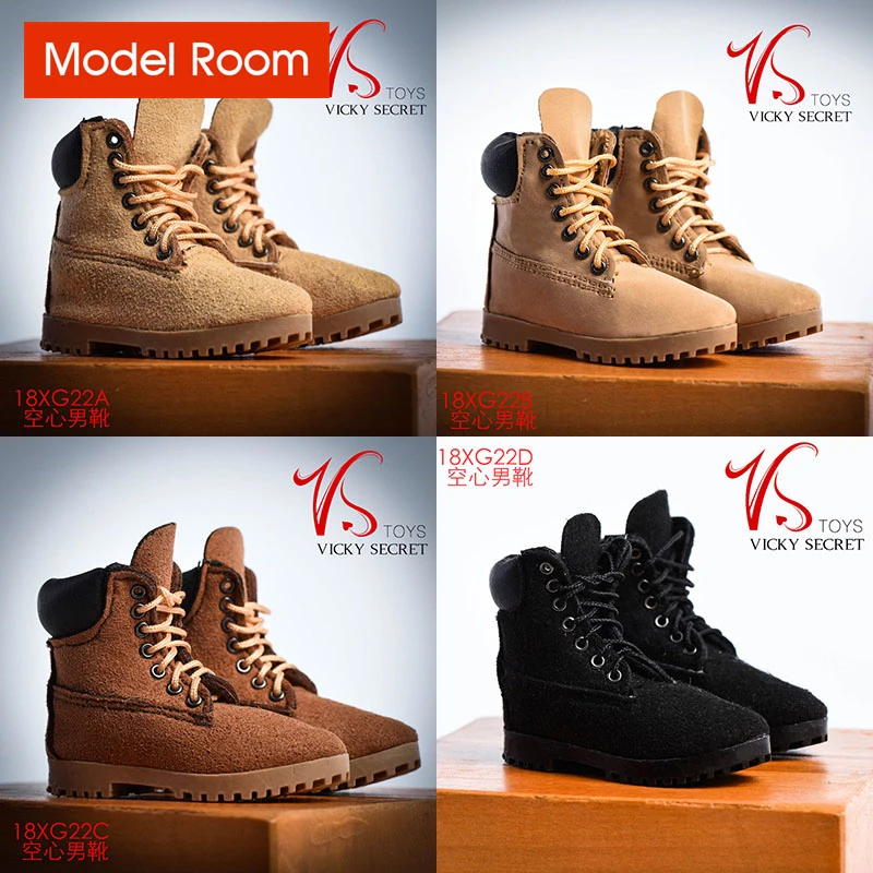 

VSTOYS 18XG022 1/6 Scale Male Hiking Boots Hollow High Top Shoes Model Fit 12'' Soldier Action Figure Body