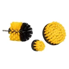 3 шт.компл. Электрический поломоечных щеток сверла набор кистей Пластик круглая Чистящая Щетка для автомобильных шин ковер Стекло нейлоновых кисти 23.54''