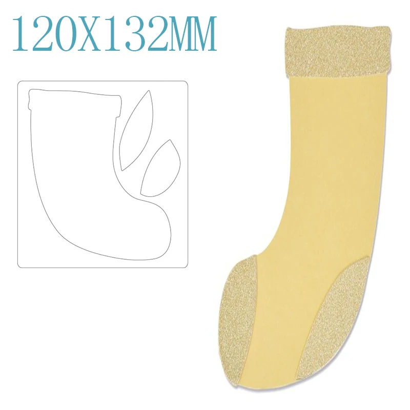 

Christmas Socks Metal Cutting Dies DIY Scrapbooking Album Paper Cards Decorative Crafts Embossing Die Cuts New 2021