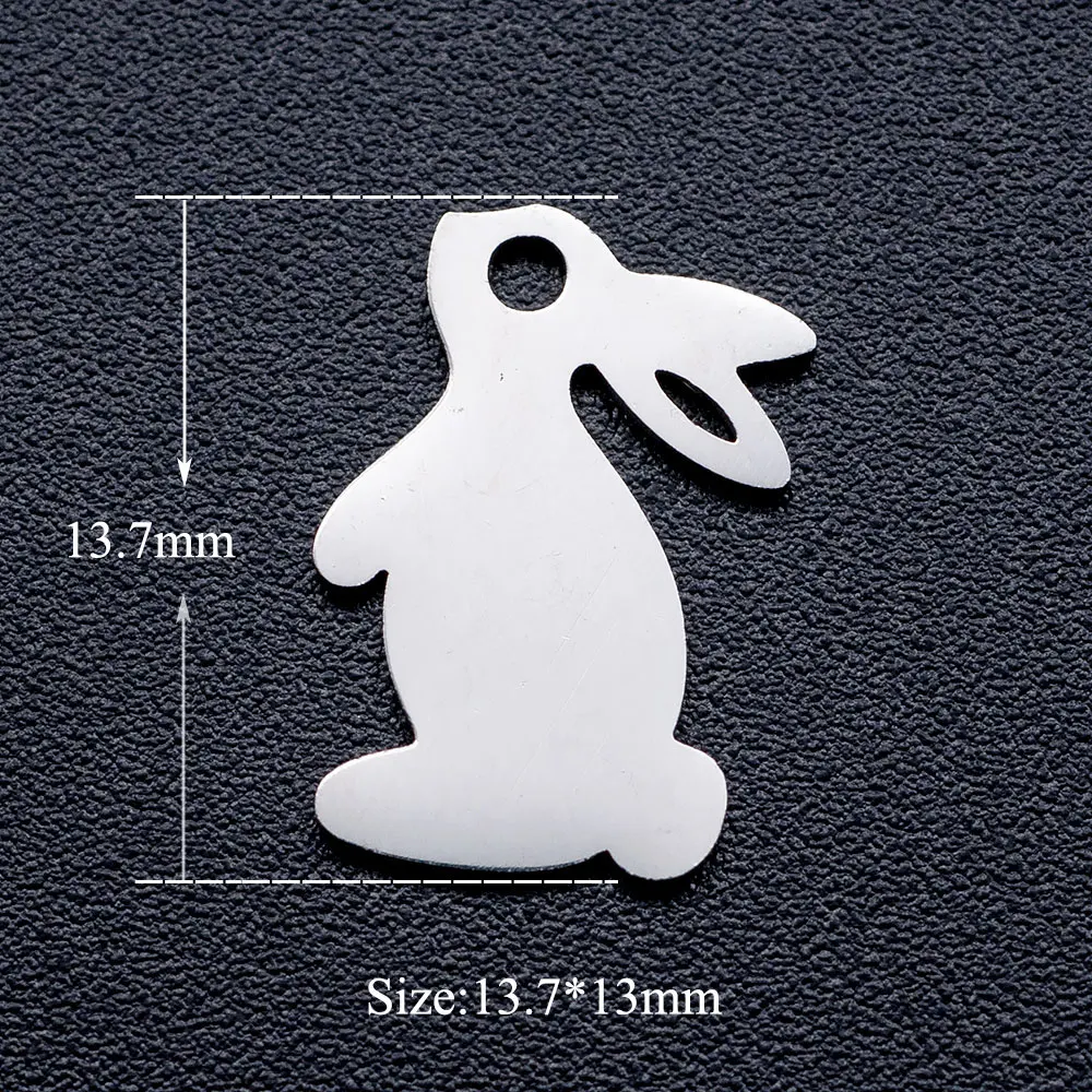 10 шт./лот маленькие подвески в виде кролика ювелирные изделия сделай сам оптовая