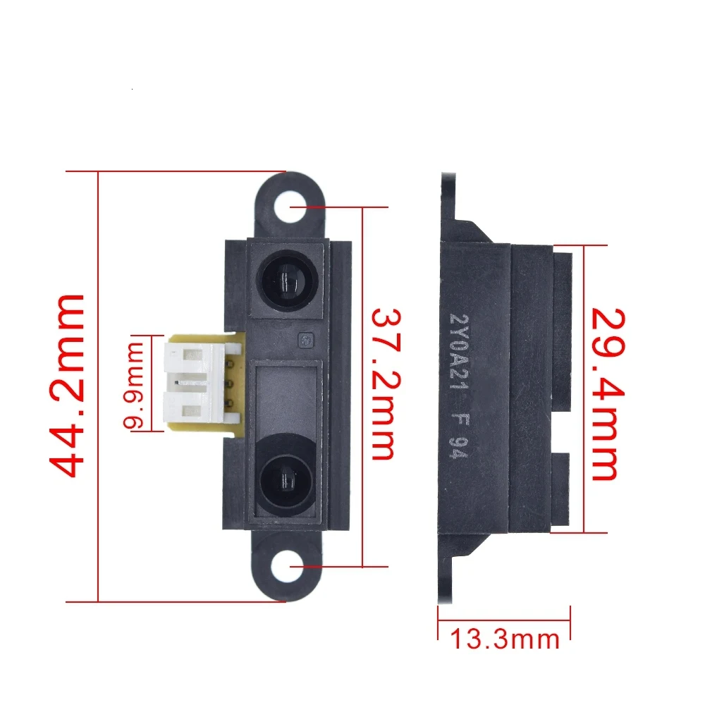 TZT GP2Y0A21YK0F 2Y0A21 10-80 см инфракрасный датчик расстояния, включая провод