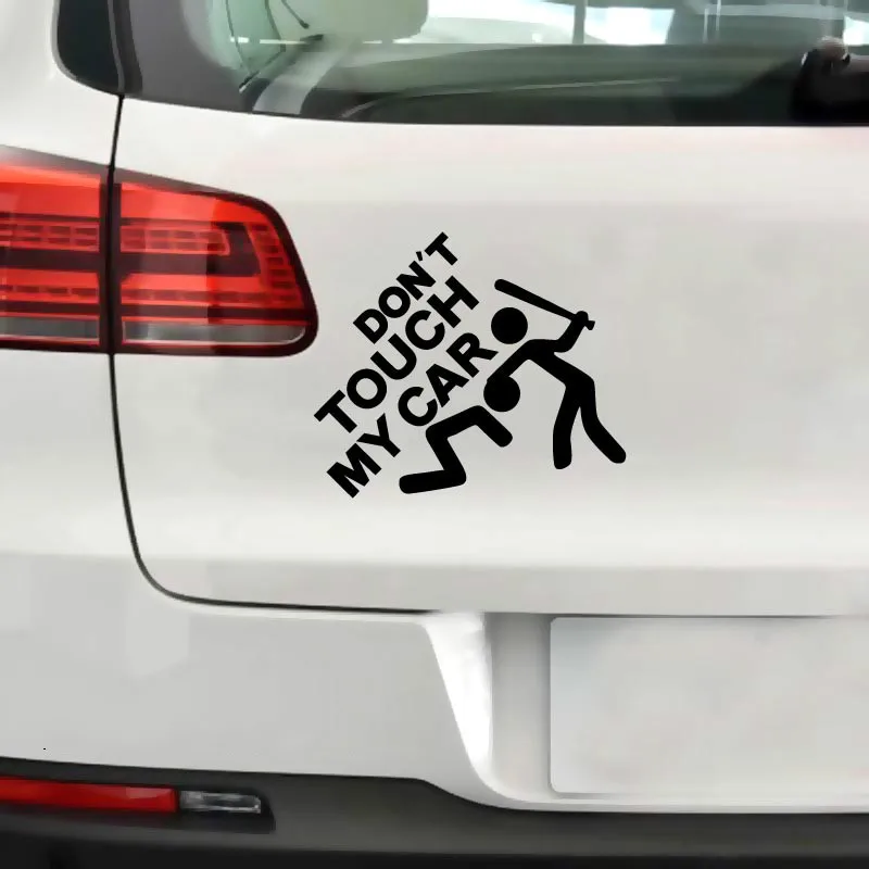 

Car Stickers Decor Motorcycle Decals DoN't TOUCH MY CAR Decorative Accessories Creative Sunscreen Waterproof PVC,18.5x6.5cm