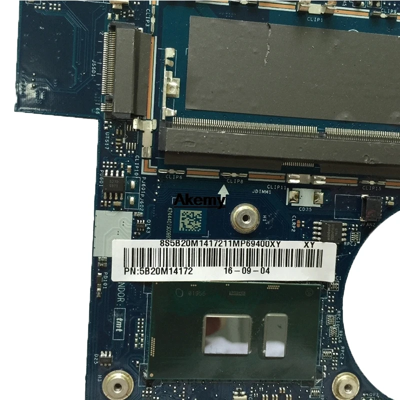 

710-15ISK motherboard For Lenovo Yoga 710-15ISK 710-15IKB 710-15 LA-D471P laptop motherboard I7-7500U GT940M 100% Test OK