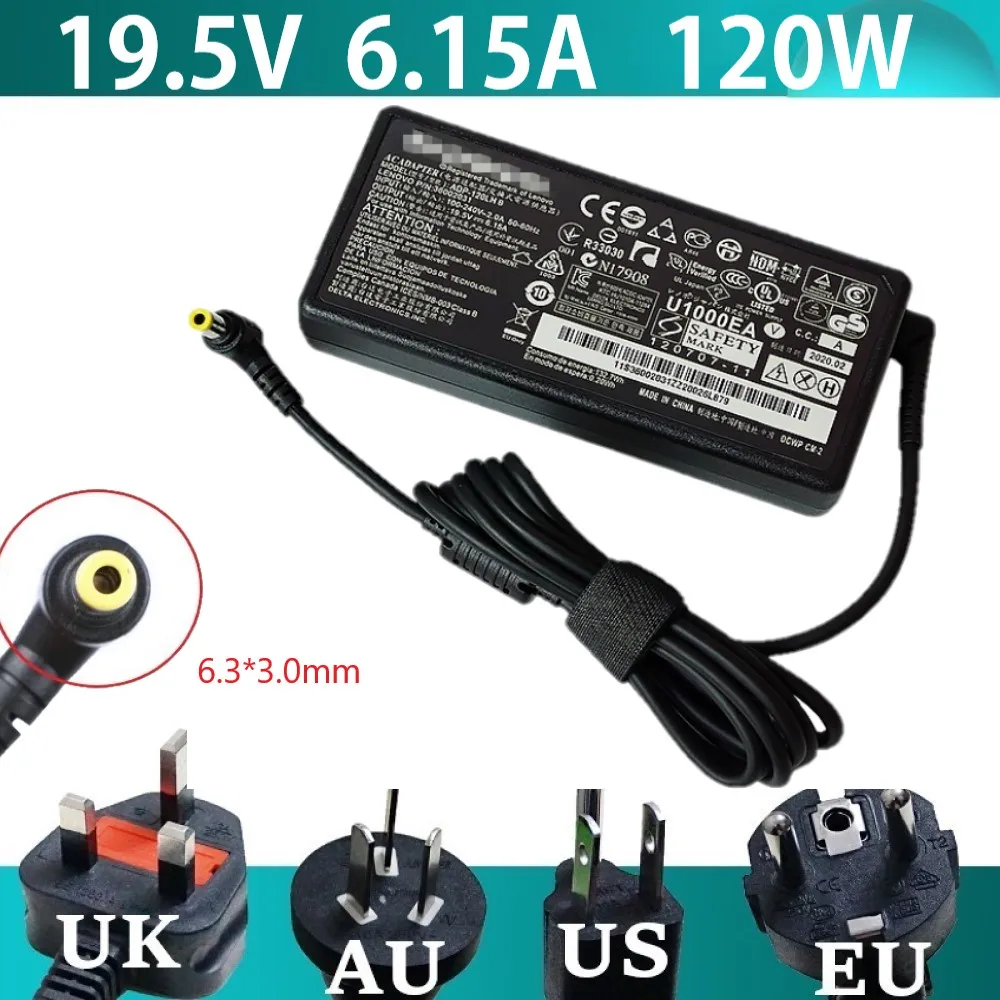 Новый оригинальный адаптер для ноутбука Lenovo B305 C305 B31R2 E4000 C340 19 5 в 120 А 6 3 Вт 0 * мм |