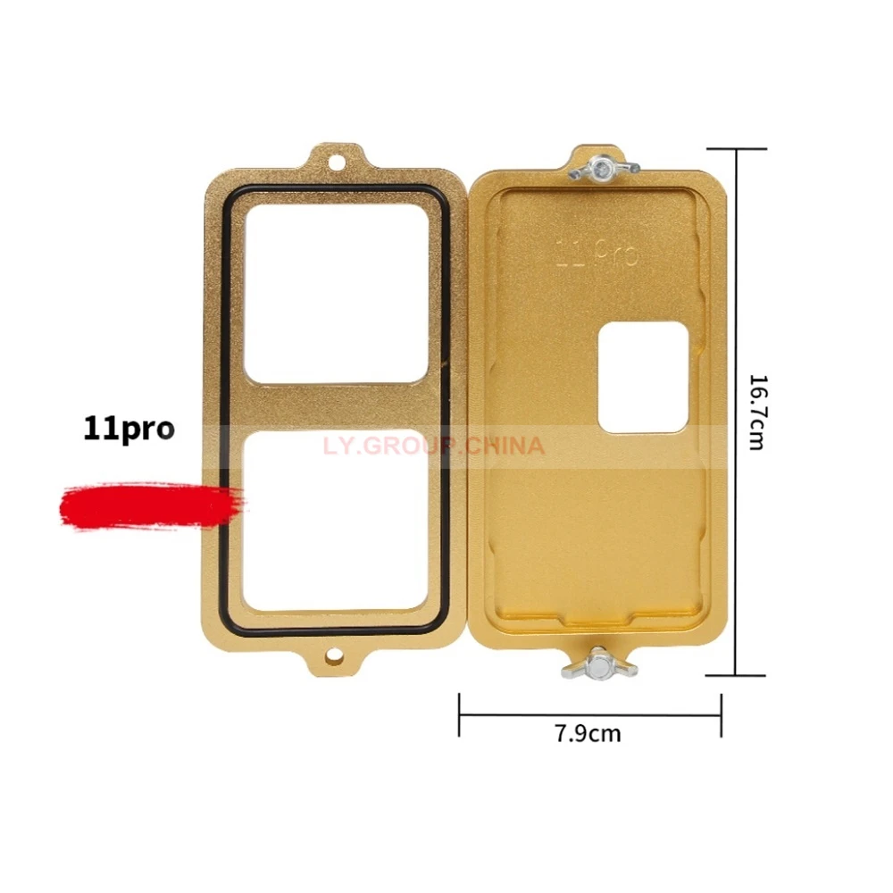 

Pressure align mould for Iphone X XS MAX 11 PRO MAX front middle frame glue fixed fixture for apple mobile repair