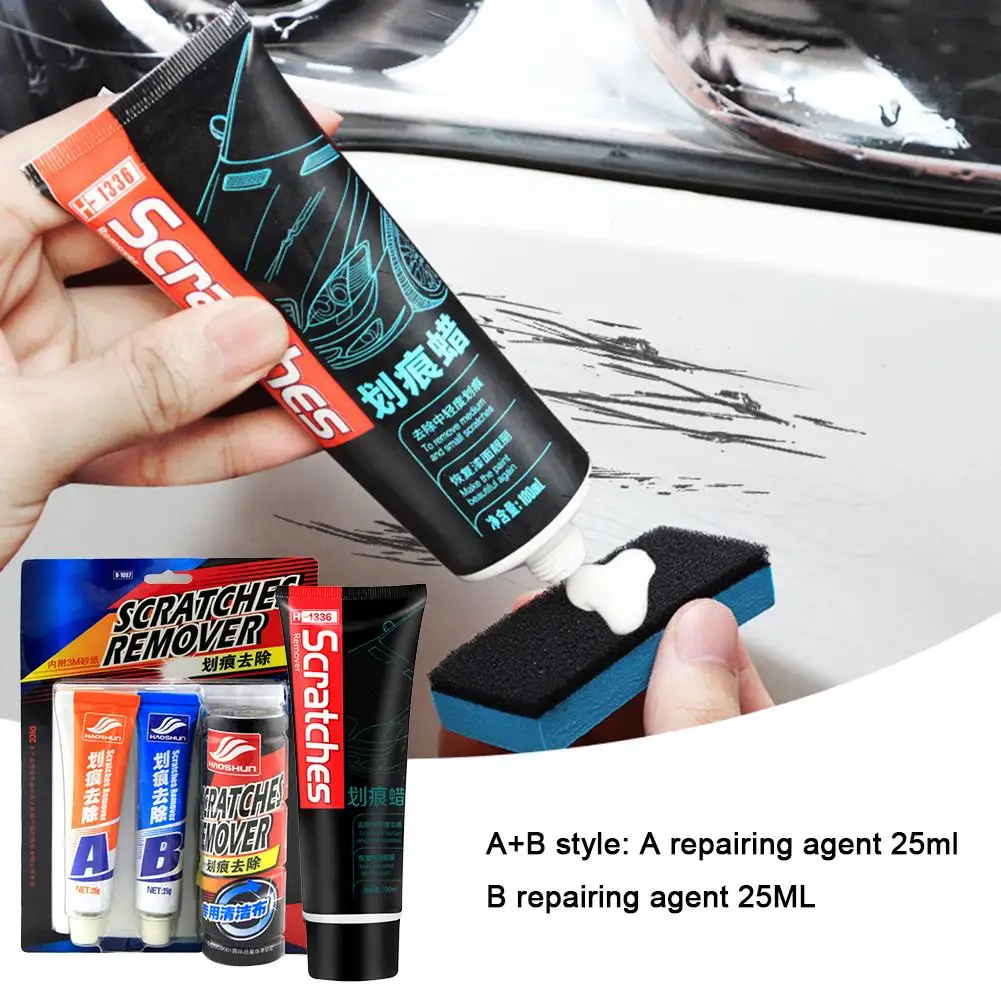 100 мл царапин на автомобиле Ремонтный воск удаление пятен стекле полировка