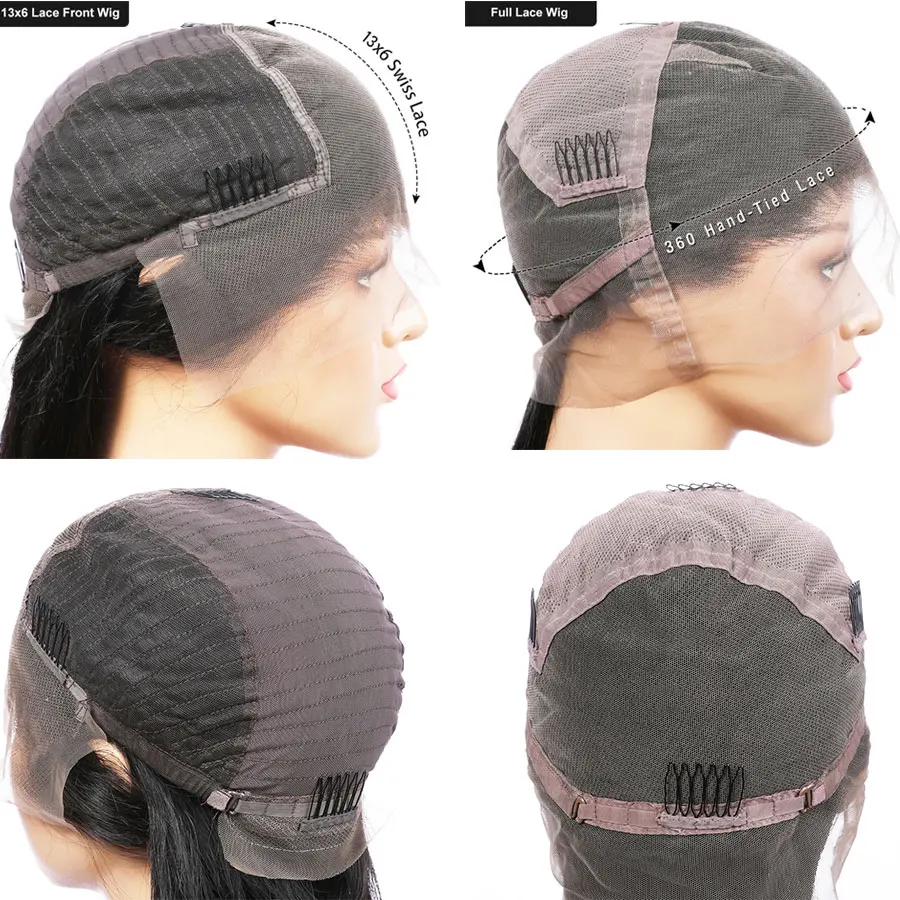 Парики из ЕВА человеческие волосы на полной сетке парики с предварительно