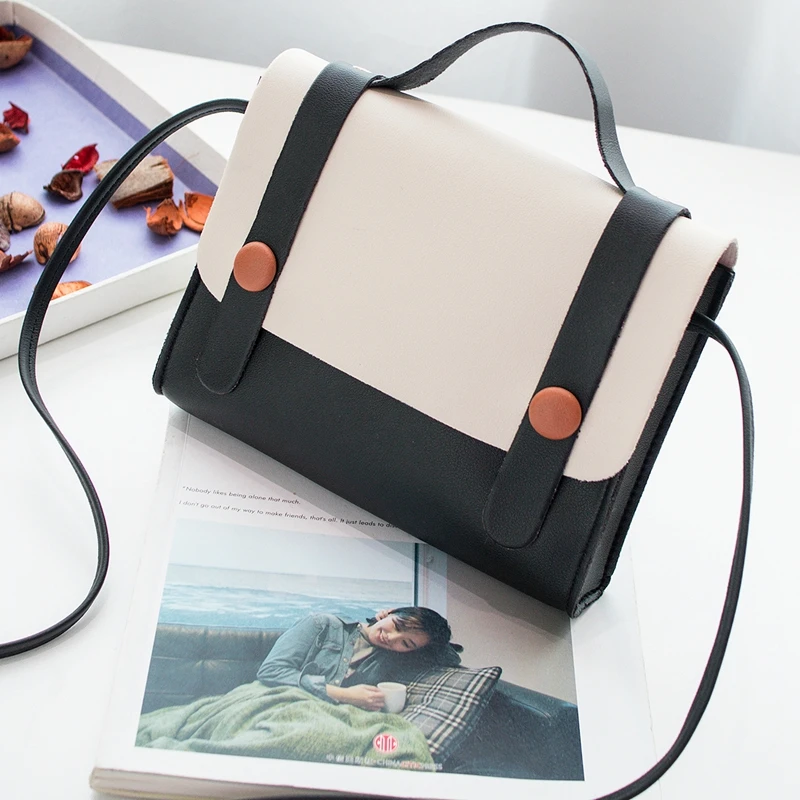 Свежая и универсальная сумка через плечо женская черная плечо|Сумки с ручками| |