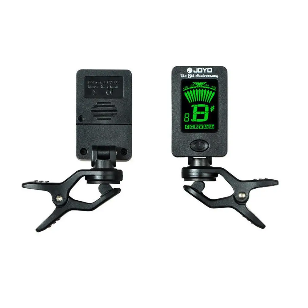 

JOYO JT-01 360 Degree Rotatable Sensitive Mini Digital LCD Clip-on Tuner for Guitar Bass Violin Ukulele Part Accessories