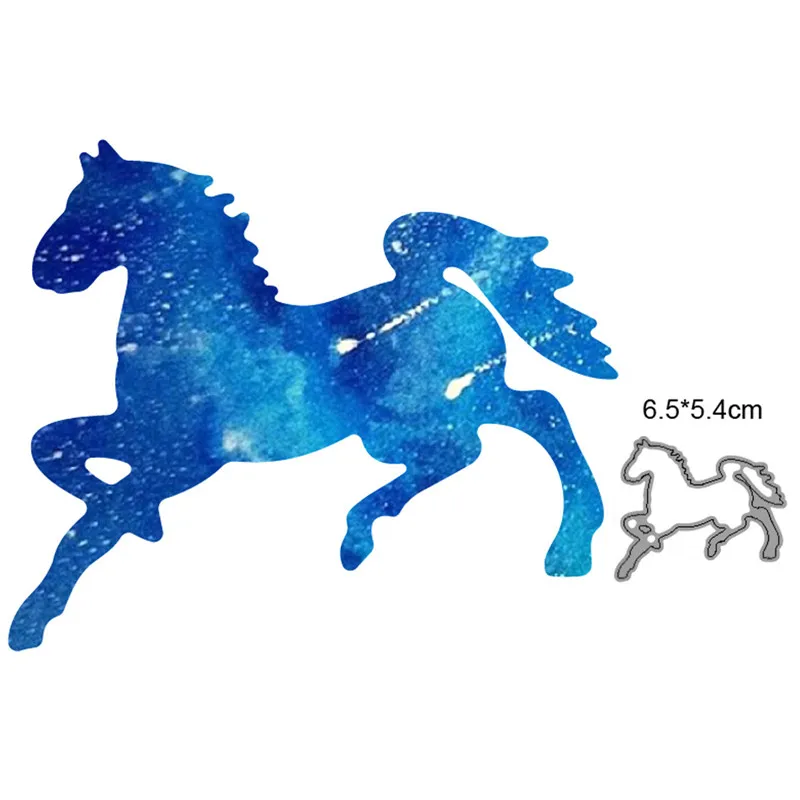 

Metal Cutting Dies Cut Mold Animals Horse Decoration Scrapbook Paper Craft Knife Mould Blade Punch Stencils
