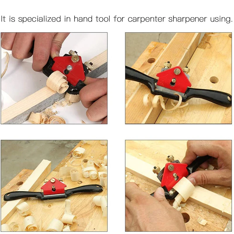9 Inch Adjustable Spoke Plane with Flat Bottom and Metal Blade Mini Cutting Edge Chisel Trimming Woodworking Hand Tool | Инструменты