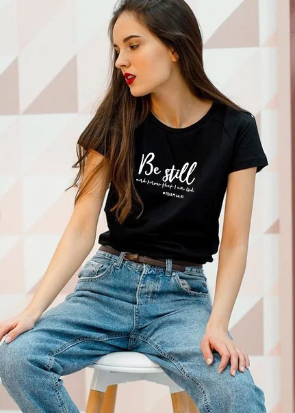 

Футболка женская летняя с надписью «I Am God»