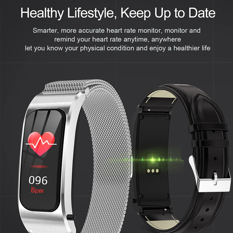 Bluetooth гарнитура браслет Смарт часы кровяное давление Smartwatch сердечного ритма