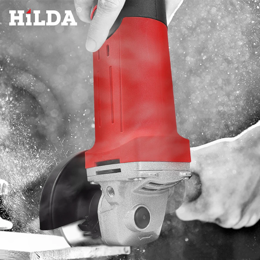 HILDA 1100 Вт угловая шлифовальная машина электрический шлифовальный станок Электроинструмент шлифовальный станок
