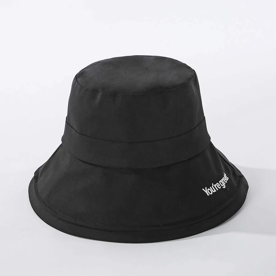 

Hat 2020 Summer Black Bucket Cap Women Gorro Bob Femme Chapeau Fisherman Hat Men Panama Fishing Hats Hip Hop Solid Sun Hat
