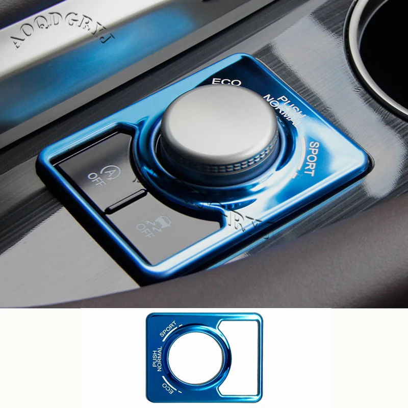 

1pcs Stainless Indoor Button Decorative Frame Trim Central control adjustment decorative frame For Lexus RX350 RX450H 2016-19