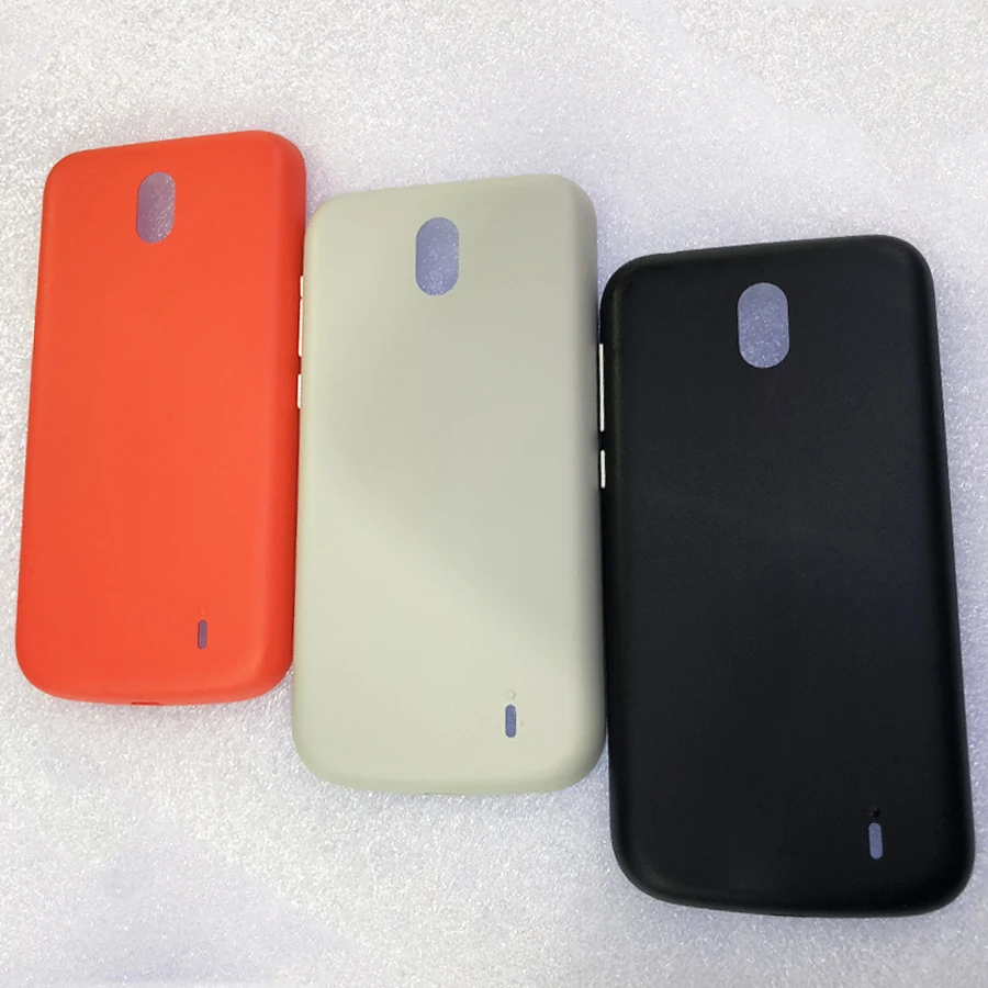 Оригинальная задняя крышка для Nokia 1 TA-1047 1060 1056 1079 Крышка батарейного отсека Замена корпуса дверного корпуса с боковой кнопкой