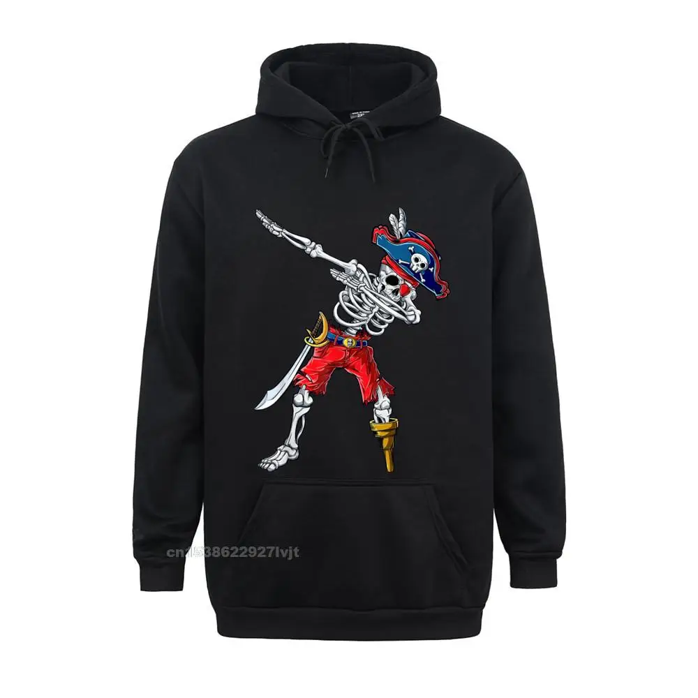 Dabbing Skeleton Pirate Hoodie Halloween Boys Men Printed Hoodies Men Dominant Cotton Men Tees Design