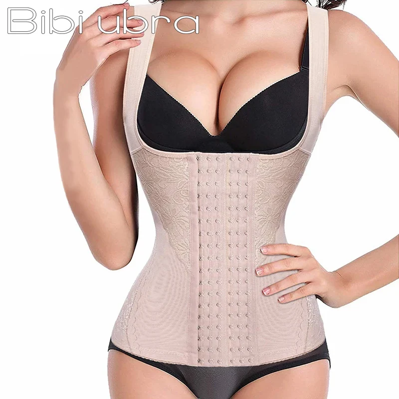 

Waist Trainer Corsets Steel Boned Modeling Strap Tummy Slimming Shaperwear Underwear Body Shaper Belly Correction Shaping