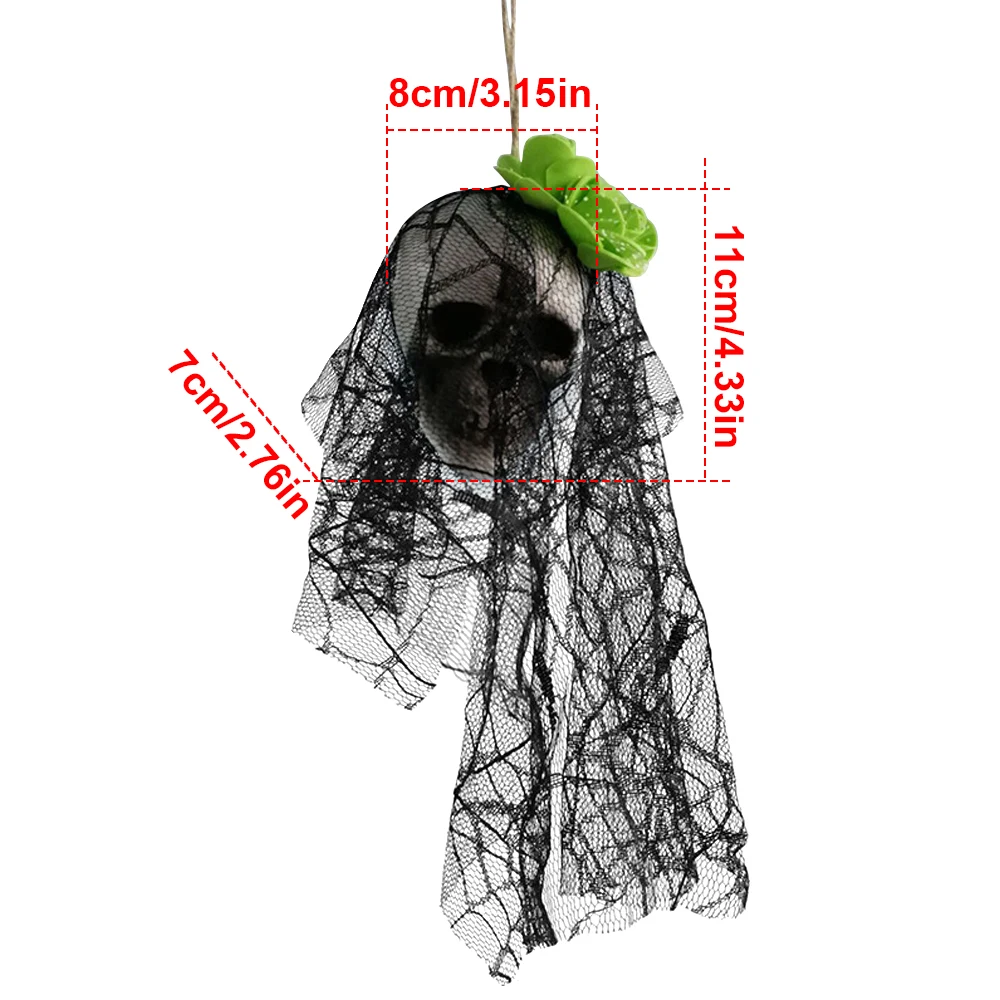 

Halloween Decorations Scary Hanging Skull Ghost Haunted House Skull Scene Prop for Home Bar Festival Party Garden Foam Ornaments