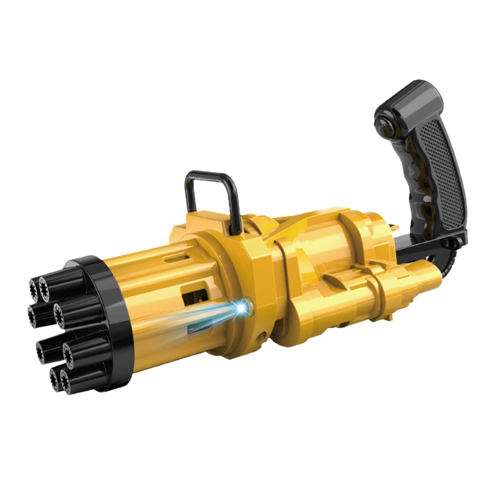 

Bubble Machine 8-hole Bubble Gun Blower Automatic Electric Bubble Bulb Illuminated Gatling Machine Gun