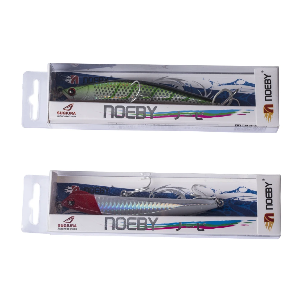Рыболовная приманка карандаш NOEBY 120 мм 33 г крючки VMC для рыбалки искусственная