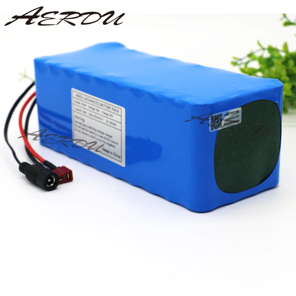 AERDU 36V 10S4P 10Ah 600W высокая мощность и емкость 42V 18650 литиевая батарея ebike