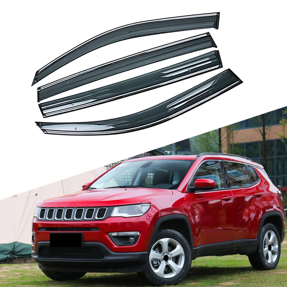 

Защитный козырек от солнца и дождя для JEEP Compass MP 2016-2019