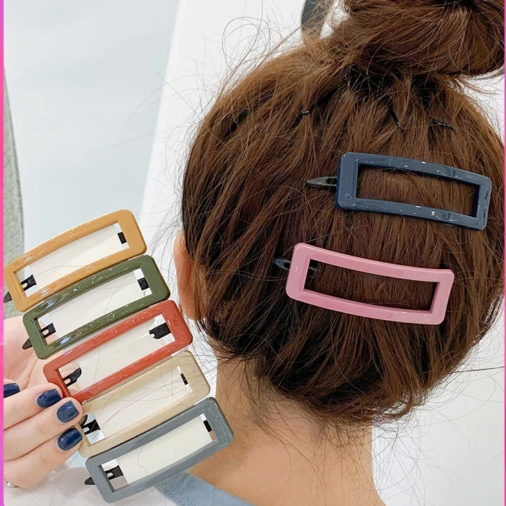 2PCS Cute hairpin hair clips Hair Card Headdress Color Clip Side | Дом и сад