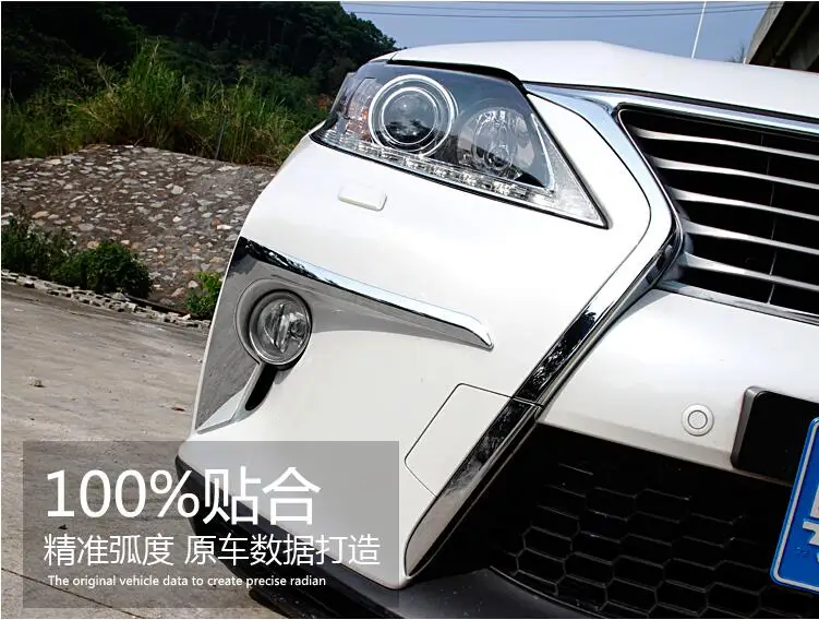 ABS Хромированная передняя+ задняя противотуманная фара Накладка для LEXUS RX270 RX350 RX450 RX450H 2012 2013