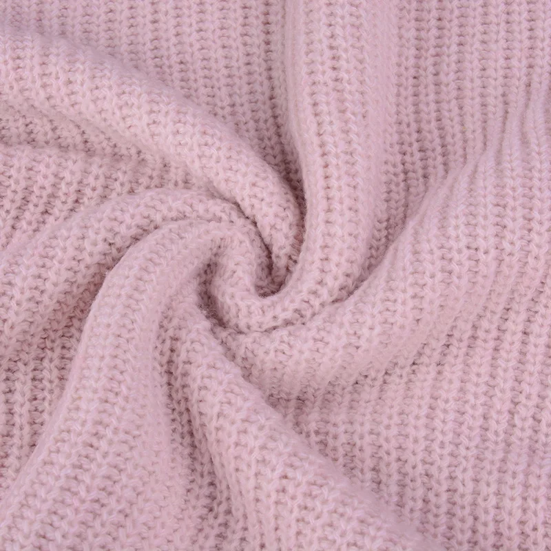 WENYUJH Fashion Plus Size 2XL Knitted Sweaters And Pullovers Women Loose Turtleneck Long Sweter Femme Knitwear Jumpers Tops