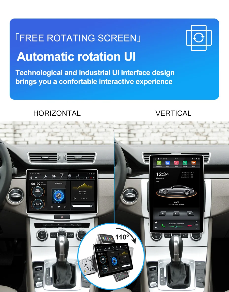 Голос Управление! 1920*1080P 2K ips 2 Din Android автомобильный мультимедиа для Nissan/KIA/hyundai/Toyota/VW авто радио gps ram 4 Гб rom 32 ГБ