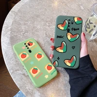 for oppo a11 a11x a11k a5 2020 a9 2020 a73 2020 a53 2020 4g case with fruit animal pattern back cover fall prevention casing