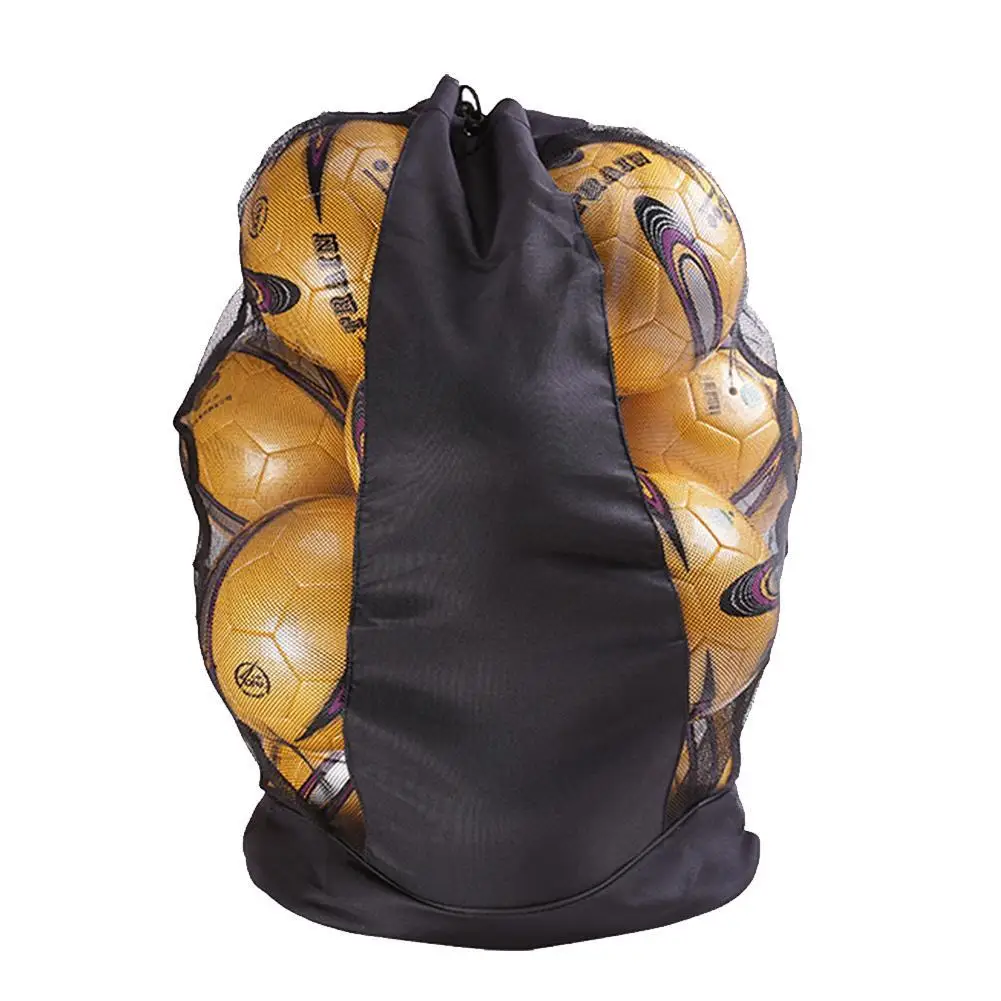 

Large-capacity Football Basketball Volleyball Mesh Bags Portable Training Ball Organizer Storage Net Bag Single Shoulder Ball Ba