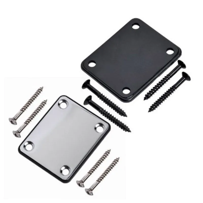 Electric Guitar Neck Plate Fix Tele Telecaster Accessories Joint Board - Including Screws | Спорт и развлечения