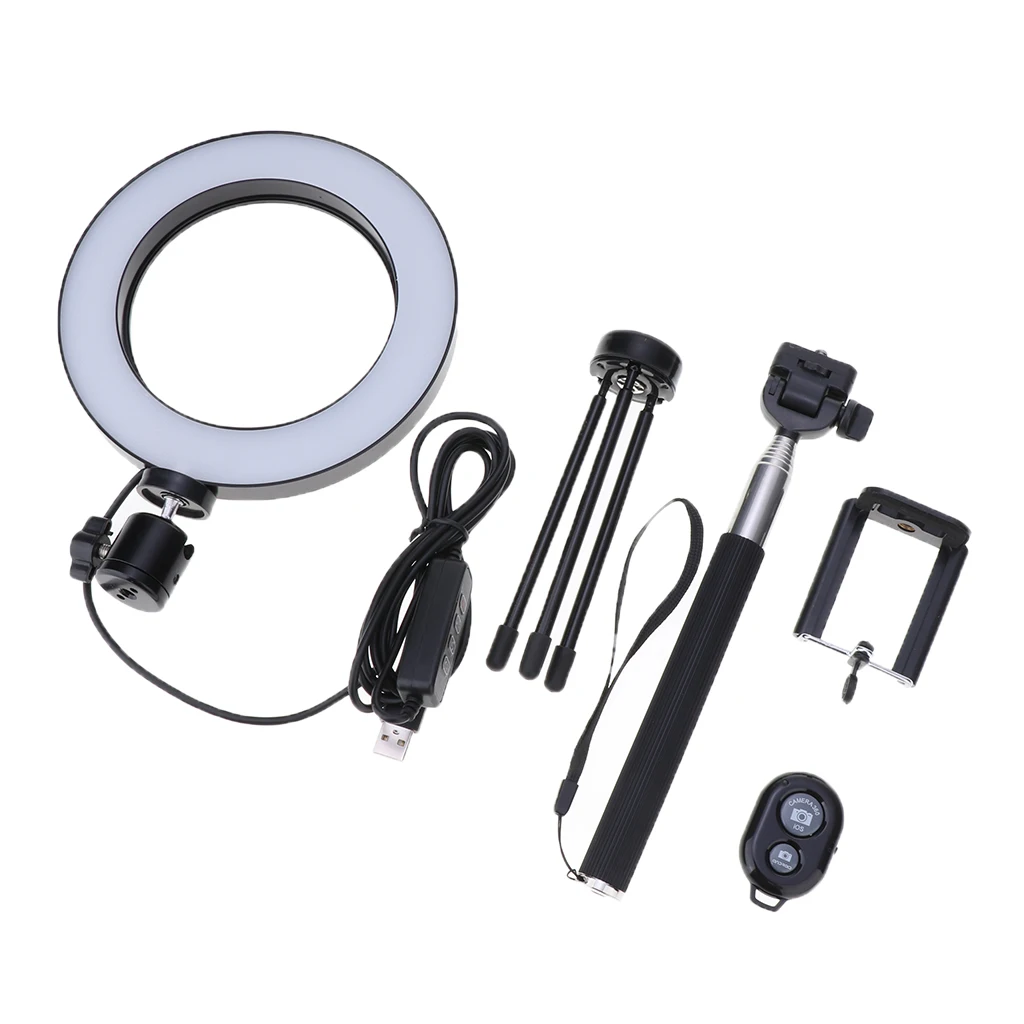Светодиодный кольцевой светильник для камеры телефона фото и