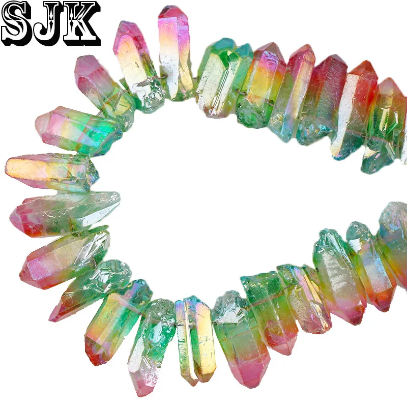 Натуральный смешанный Радужный столб каменный кристалл столешница