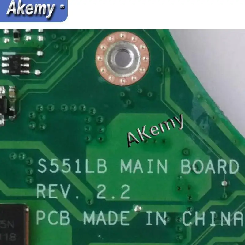 Akemy S551LN материнская плата для ноутбука ASUS S551LB S551LD S551L тест оригинальная 4G RAM I5-4200U