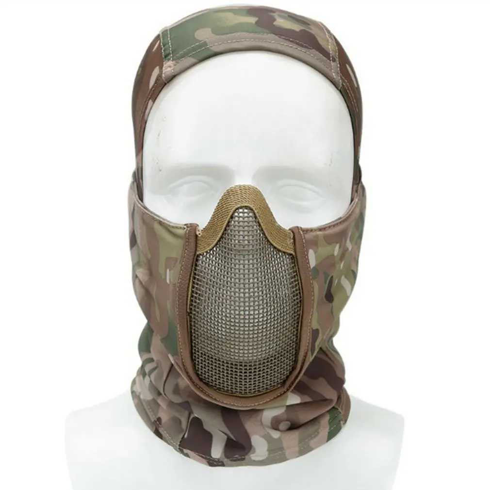 

Балаклава маска армейская для страйкбола пейнтбола маска на все лицо дышащая уличная охотничья защитная маска для военных игр ветрозащитн...