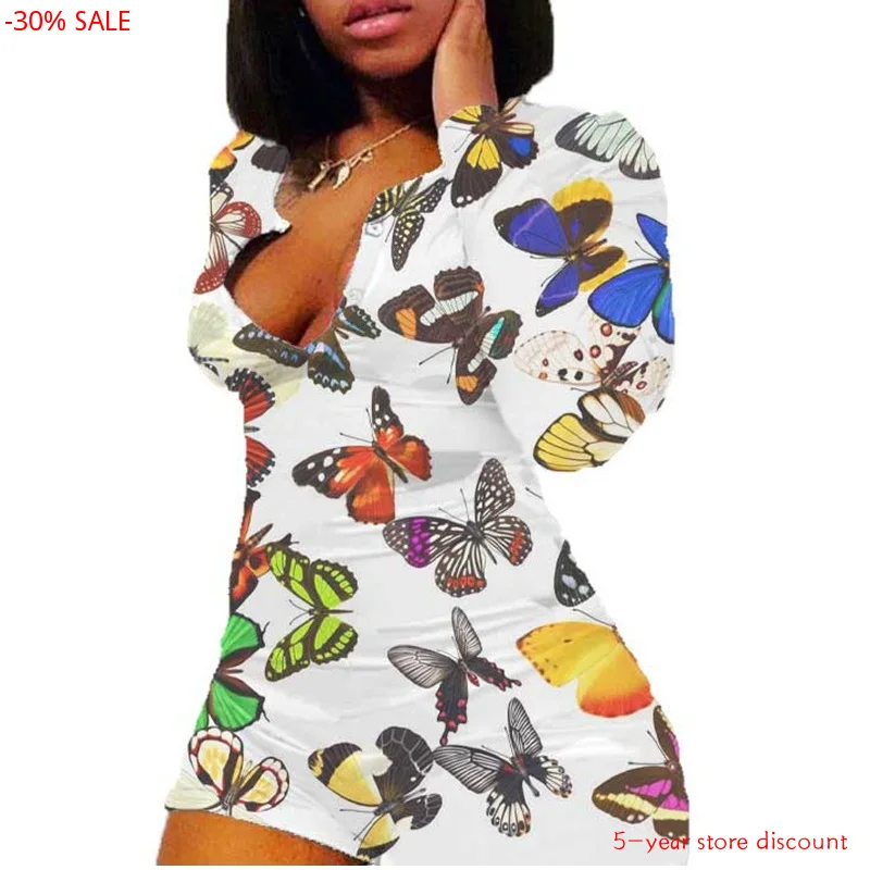  30% женские спортивные брюки на молнии комбинезон с принтом бабочки распродажа