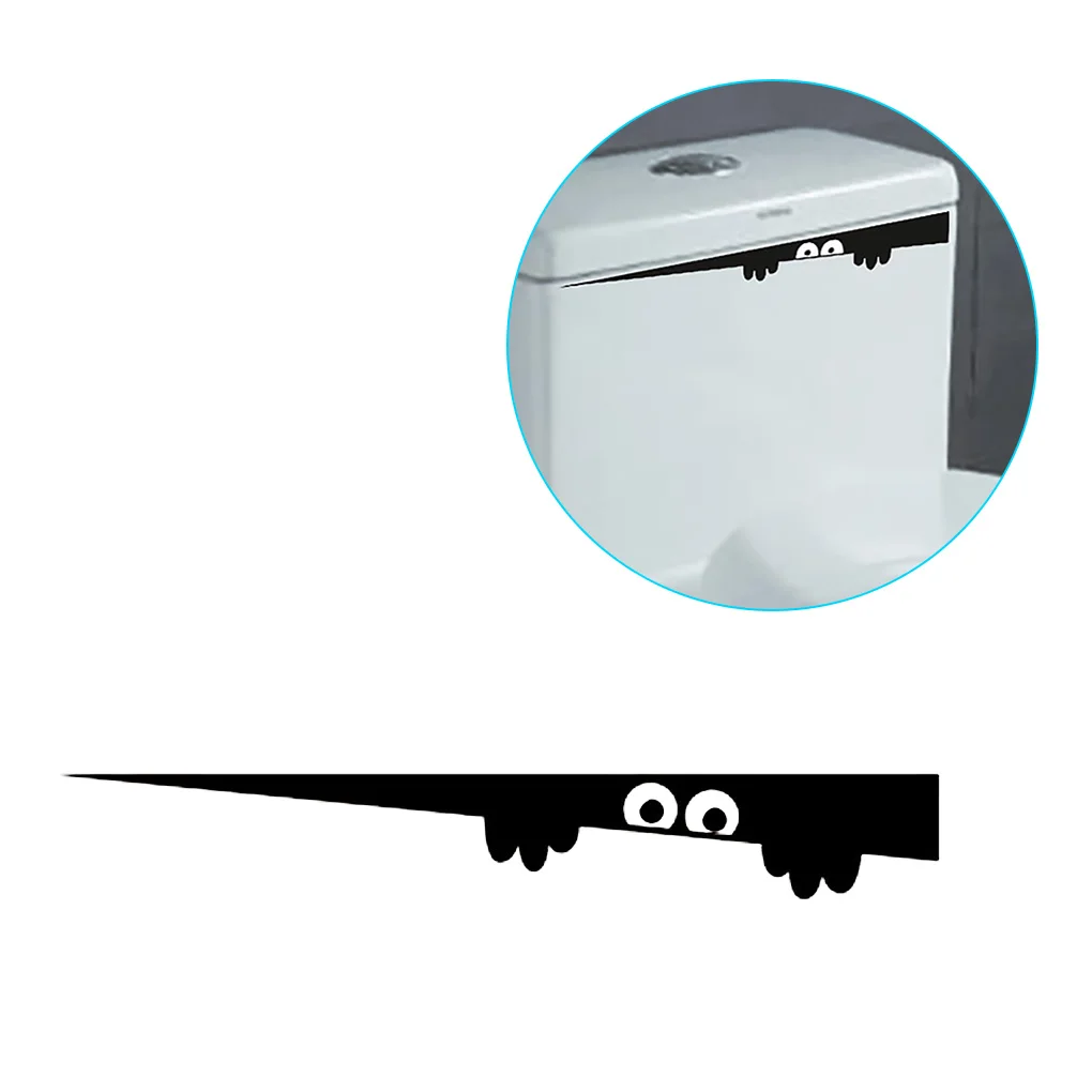 

Funny Wall Stickers Toilet Home Decoration Waterproof Wall Decals For Bathroom Toilet Sticker Decorative Poster Home Decor