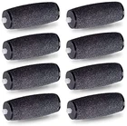 10 шт. замены съемными роликовыми насадками для Pro Педикюр ног уход за ноги Электрические роликовые пилки для стоп ролики для куриных лап аксессуары