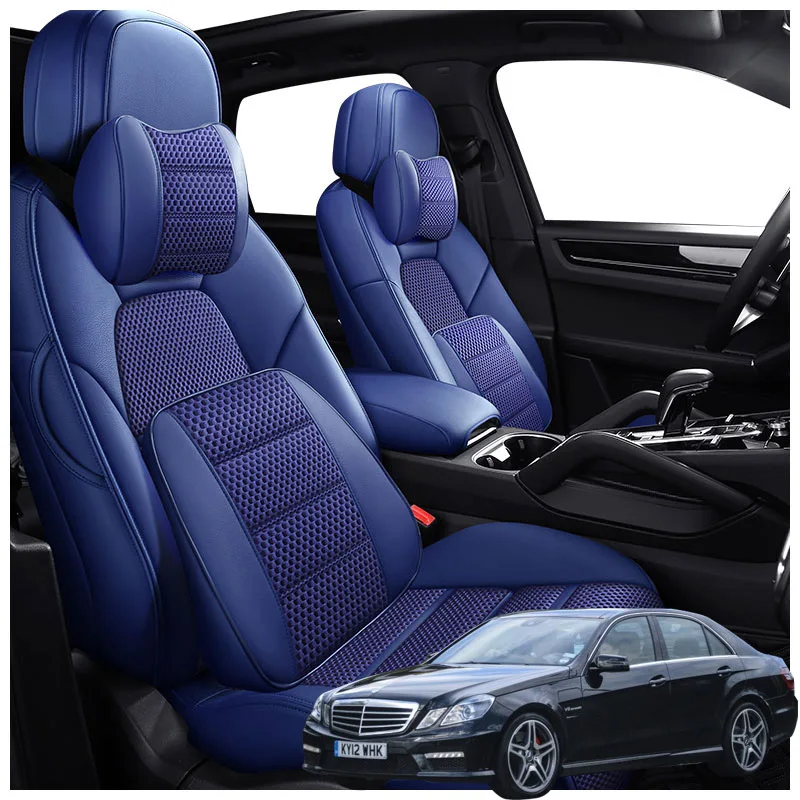 

Leather Auto Customize Car Seat Covers Products For Mercedes W212 2009 2010 2011 2012 Interior Parts Accessories