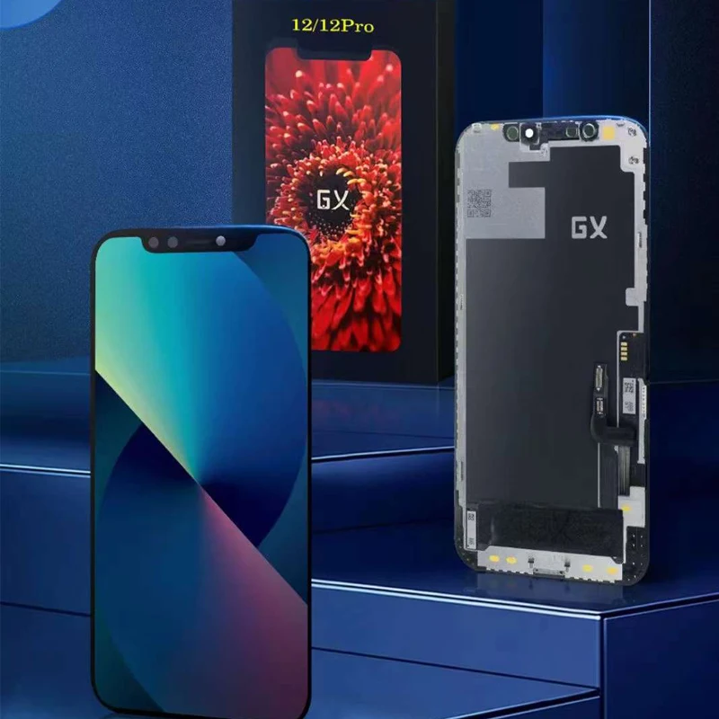 Reemplazo de pantalla LCD para iPhone 12, 12Pro, 12 PRO, GX, Oncell, dura, Oled, piezas de reparaci&oacute;n completamente probadas-0