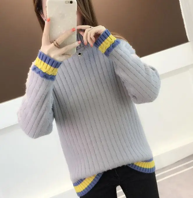 

2021 spring and autumn winter with New style fashion Long sleeve Women's Sweater coat